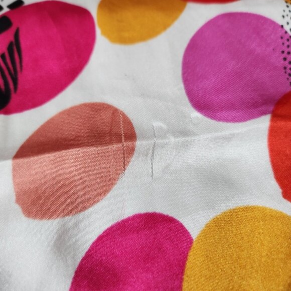 Evolve Silky Polka Dots Scarf Wrap Shawl One Size 50.5"×16" 100% Polysilk - Picture 9 of 14